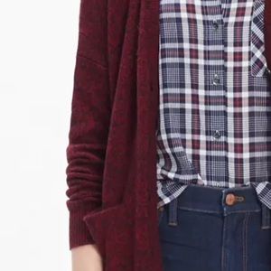 Super soft burgundy cardigan